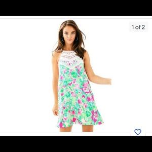 Lilly Pulitzer Pearl Soft Shift Dress - Raz Berry Catty Shack print - Size 00